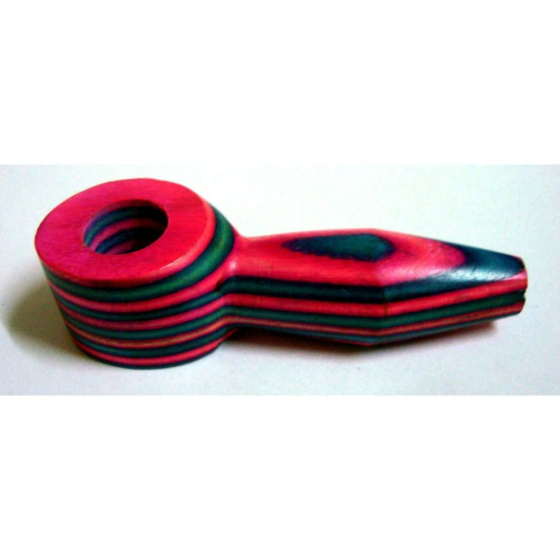 Coloured Wooden Mini Pipes - 04